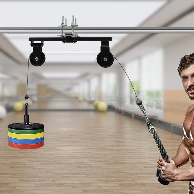 Cable Pulley System, Weight Pulley System for Home Gym Equipment, Pulley System for Strength Training for Home Gym