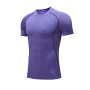 Men Compression Shirts Quick Dry Fitness Gym T-Shirt Sport Bodybuilding Shirt Running Football Tee Shirts Short Sleeve T-Shirts