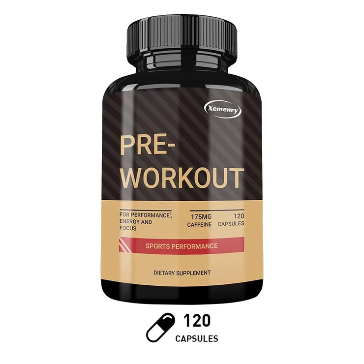 Pre-Workout Supplement - Replenish Energy, to Help Build Muscle, Enhance Energy and Performance