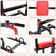 Power Tower Pull up Bar Strength Bodybuilding Standing 200Kg Workout Equipments Ultra-Functional Dip Station Home Fitness