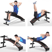 Upgrade Sit-Ups Dumbbell Bench Adjustable Weight Bench for Full Body Workout Multi-Purpose Utility Weight Bench for Home Gym