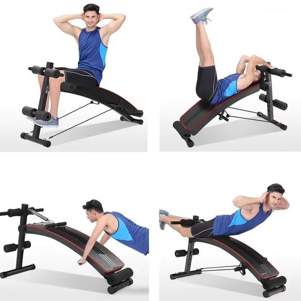 Upgrade Sit-Ups Dumbbell Bench Adjustable Weight Bench for Full Body Workout Multi-Purpose Utility Weight Bench for Home Gym