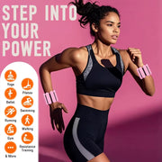 1Pair Ankle Weights for Women,2 Lbs/4 Lbs Adjustable Wrist Arm Weights for Women & Men Yoga Training Walking Jogging Aerobics