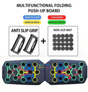 New Arrival Custom Logo Portable Foldable Push up Bar Home Workout Exercise Equipment Push up Board