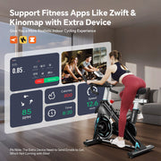 Professional Indoor Cycling Bike Stationary Exercise Bikes Home Cardio Workout Bicycle Machine 350Lb Flywheel Weight 40Lbs