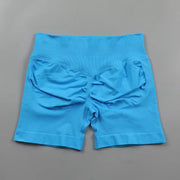 Impact Shorts Women Seamless Roll-Up Sports Shorts Hip Stretch Fitness Clothes Running Shorts Women'S Gym Impact Leggings