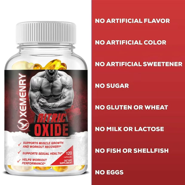 Nitric Oxide - Improve Endurance, Performance, Increase Muscle Strength, and Promote Blood Circulation