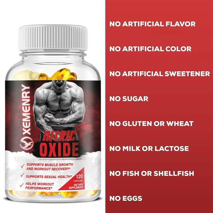 Nitric Oxide - Improve Endurance, Performance, Increase Muscle Strength, and Promote Blood Circulation