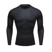 Men Compression Running T-Shirt Fitness Tight Long Sleeve Sport Shirts Training Jogging Tops Gym Sportswear Quick Dryer T-Shirt