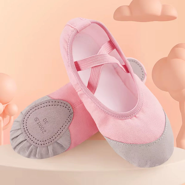 Children Girls Ballet Shoes Soft Sole Dance Shoes Kids Boys Adult Ballet Slippers Indoor Yoga Gym Dance Practice Shoes
