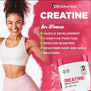 Creatine Monohydrate for Women - Supports Lean Muscle and Recovery, Energy and Endurance, and Balances Hormones
