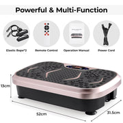 Vibration Plate,Fitness Vibration Board for Home,Full Body Exercise Machine,Fat Burning & Muscle Building,Body Shaper Trainer