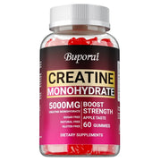 Creatine Monohydrate Gummies - Pre-Workout Creatine to Help Build Muscle, Enhance Energy and Performance