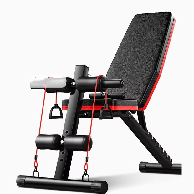 Upgrade Sit-Ups Dumbbell Bench Adjustable Weight Bench for Full Body Workout Multi-Purpose Utility Weight Bench for Home Gym