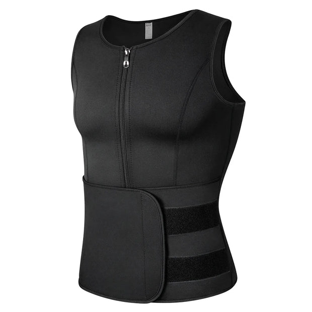 Men Body Shaper Waist Trainer Sauna Suit Sweat Vest Slimming Underwear Weight Loss Shirt Fat Burner Workout Tank Tops Shapewear