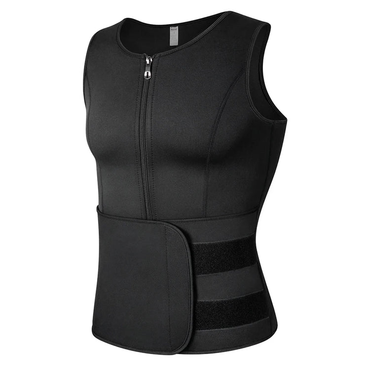 Men Body Shaper Waist Trainer Sauna Suit Sweat Vest Slimming Underwear Weight Loss Shirt Fat Burner Workout Tank Tops Shapewear