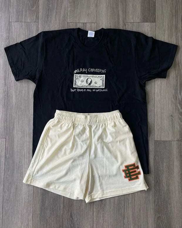 EE Basic Summer Running Shorts Men Sport Fitness Shorts Training Quick Dry Gym Men Shorts Jogger Gym Shorts Men