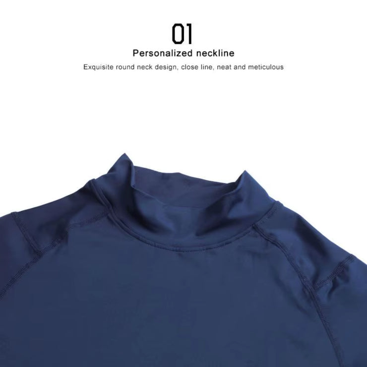 Men Compression Running T-Shirt Fitness Tight Long Sleeve Sport Shirts Training Jogging Tops Gym Sportswear Quick Dryer T-Shirt