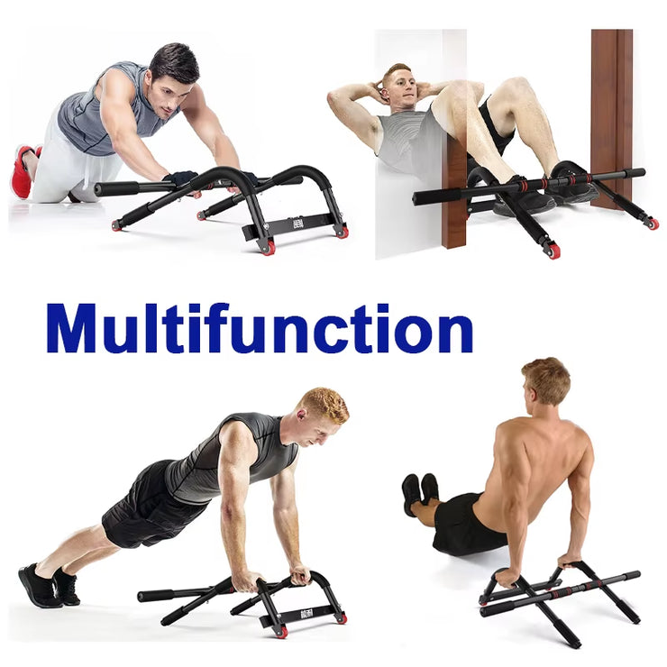 Indoor Fitness No Drilling Horizontal Bars Pull up Trainer Workout Grip Handle Home Gym Bodybuilding Sports Exercise Equipments