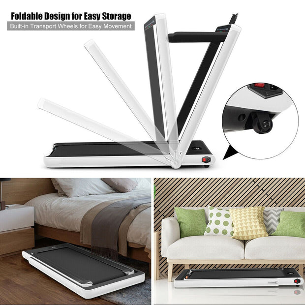 Folding Treadmill Electric 1-12KM/H with Bluetooth