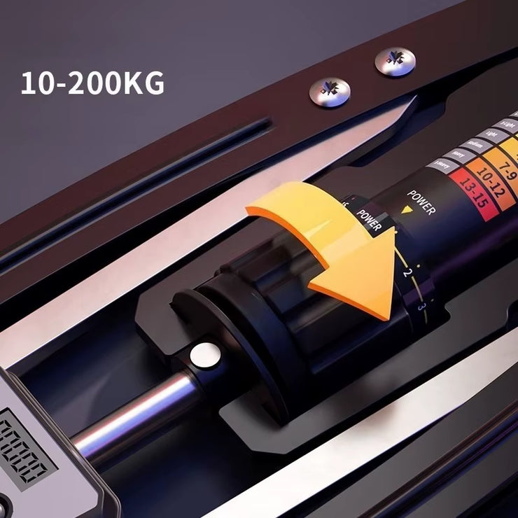 Hydraulic Power Chest Expander Arm Twister Trainer Exerciser Adjustable Smart Counter Home Gym Upper Body Strength Training