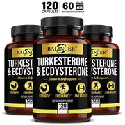 TURKESTERONE & ECDYSTERONE Extracts-Energy Booster,Promote Muscle Growth, Strengthening, Energy and Endurance