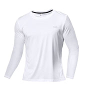 Men Long Sleeve Sport T-Shirt Quick Dry Running Shirt Breathable Anti-Sweat Top Gym T Shirt Men Fitness Gym Clothing Men 2023