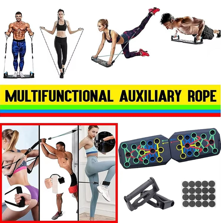 New Arrival Custom Logo Portable Foldable Push up Bar Home Workout Exercise Equipment Push up Board