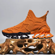 Men'S Blade Type Shoes Breathable Shock Absorption Running Shoes Non-Slip Shoes for Jogging Tennis Gym Casual Walking Sneakers