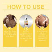 Men'S Breast Tightening Oil Gynecomastia Reduction Cellulite Removal Belly Muscle Fitness Abs Sculpting Chest Muscle Massage Oil