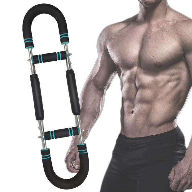 Hand Grip Strengthener Portable Wrist Strength Trainer 2 Adjustable Level Twister Arm Exerciser U Shaped Home Fitness Equipment