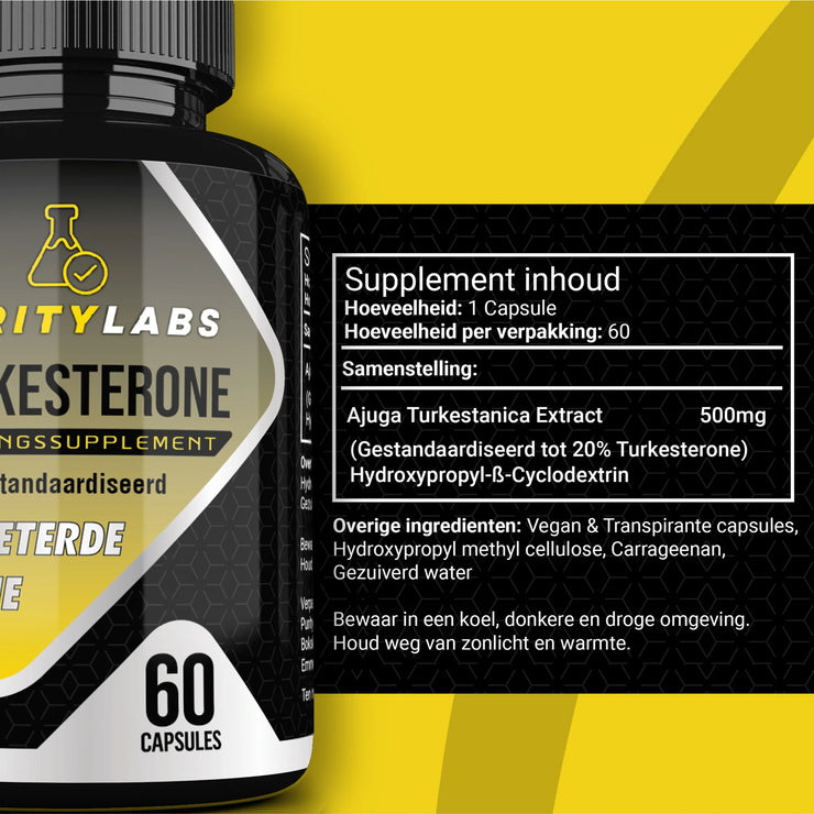 Puritylabs Turkesterone - 20% Gestandaardiseerd