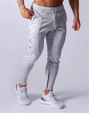 JAPAN Brand Joggers Men Sweatpants Gym Running Pants Mens Fitness Bodybuilding Gym Men Jogging Pants Zipper Sweatpants Trousers