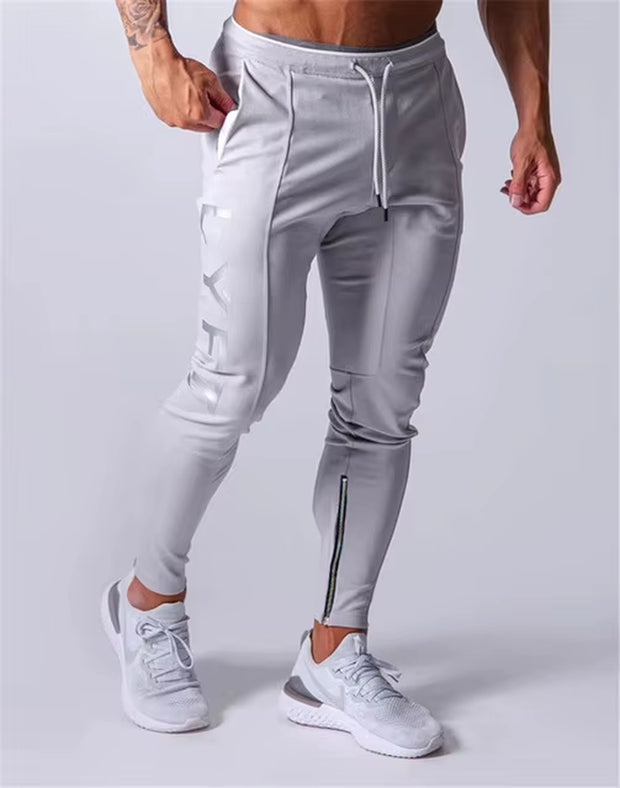 JAPAN Brand Joggers Men Sweatpants Gym Running Pants Mens Fitness Bodybuilding Gym Men Jogging Pants Zipper Sweatpants Trousers