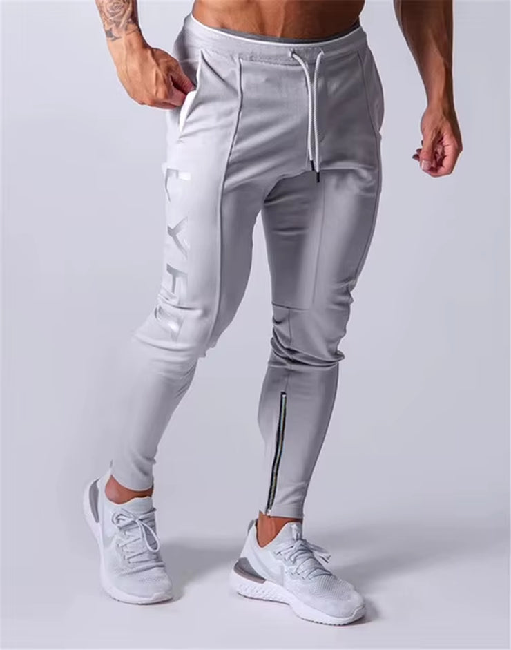 JAPAN Brand Joggers Men Sweatpants Gym Running Pants Mens Fitness Bodybuilding Gym Men Jogging Pants Zipper Sweatpants Trousers