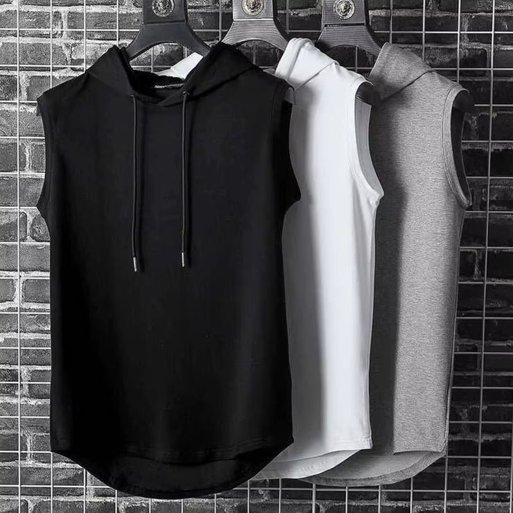 MRMT 2025 Brand New Men'S Tank Tops Vest Sleeveless Tees for Male Hooded Man Vests Tops Hip Hop Men Tank Top Hoody T Shirt