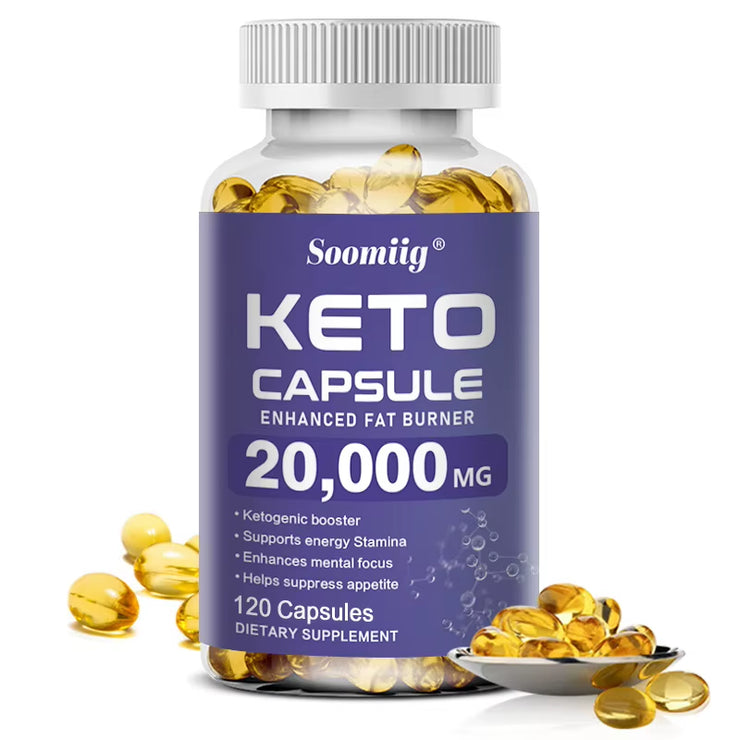 Weight Loss 100% Organic Keto Detox Capsules Flat Belly Deep Cleansing Detox Provides Energy Fat Burning Appetite Suppressant