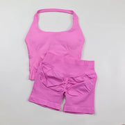 Impact Shorts Women Seamless Roll-Up Sports Shorts Hip Stretch Fitness Clothes Running Shorts Women'S Gym Impact Leggings