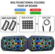 New Arrival Custom Logo Portable Foldable Push up Bar Home Workout Exercise Equipment Push up Board