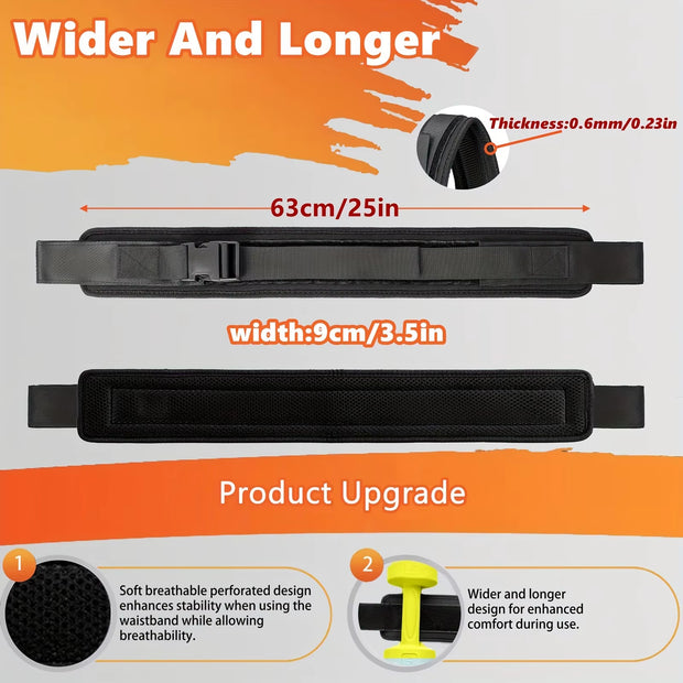 1Pc Pro-Grade Hip Thrust Belt - Enhance Strength Training, Body Exercise, and Pilates with Dumbbells and Kettlebells