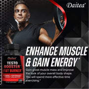 Natural Endurance and Strength Supplement for Men, Energy and Vitality, Fast Recovery, Non-Gmo, Gluten-Free