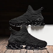 Men'S Blade Type Shoes Breathable Shock Absorption Running Shoes Non-Slip Shoes for Jogging Tennis Gym Casual Walking Sneakers