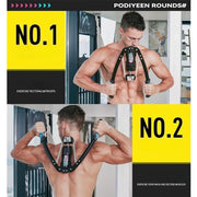 Hydraulic Power Chest Expander Arm Twister Trainer Exerciser Adjustable Smart Counter Home Gym Upper Body Strength Training