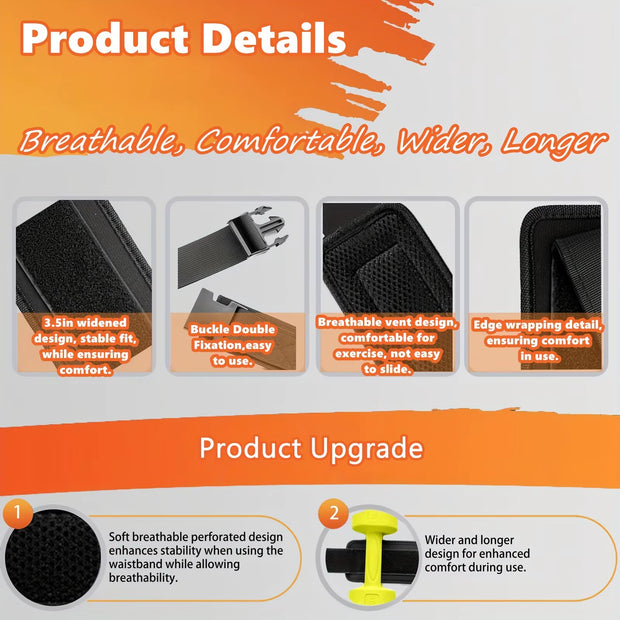 1Pc Pro-Grade Hip Thrust Belt - Enhance Strength Training, Body Exercise, and Pilates with Dumbbells and Kettlebells