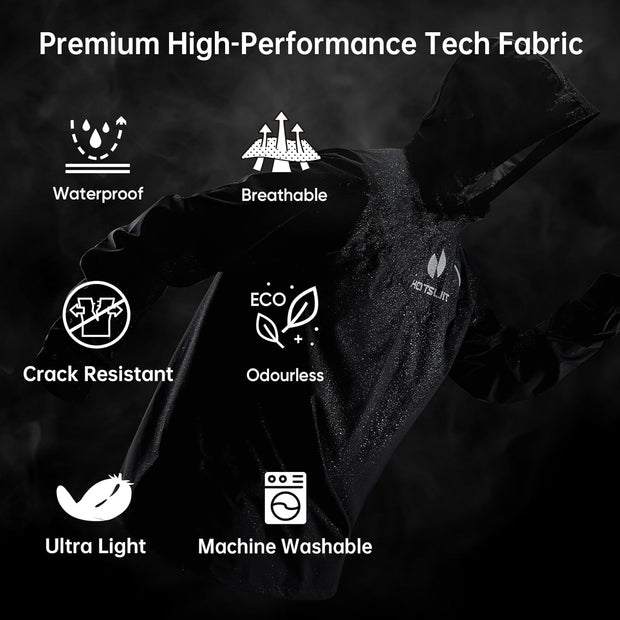 Sauna Suit for Men Sweat Sauna Jacket Pant Gym Workout Sweat Suits