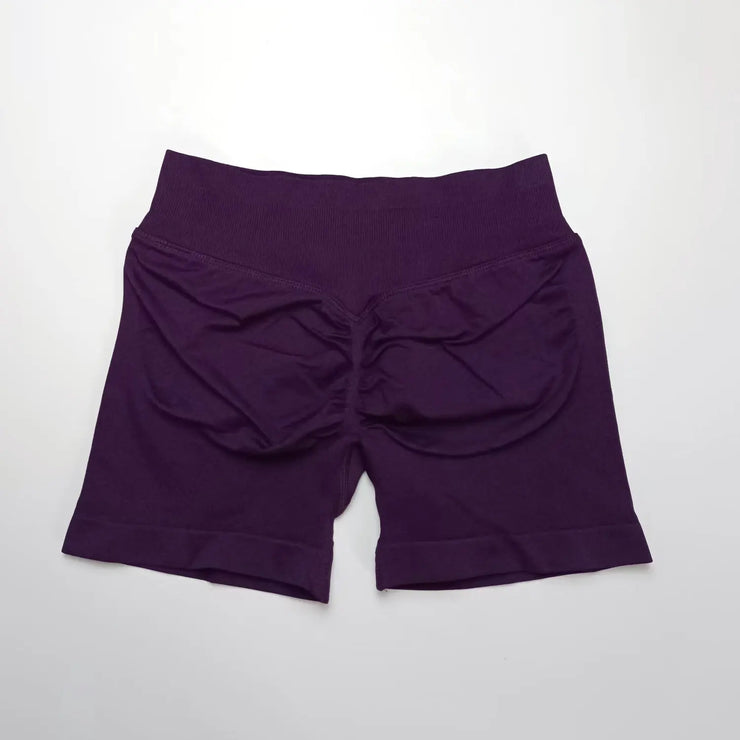 Shorts Women Seamless Gym Wear Low Waist Yoga Bike Sports Workout Fitness Leggings Running Clothing Scrunch Butt Tights