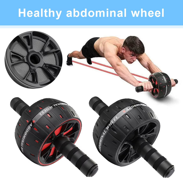 Abdominal Wheel Roller No Noise Home Gym Roller Gymnastic Wheel Fitness Abdominal Training Sports Equipment for Home Gym Muscle
