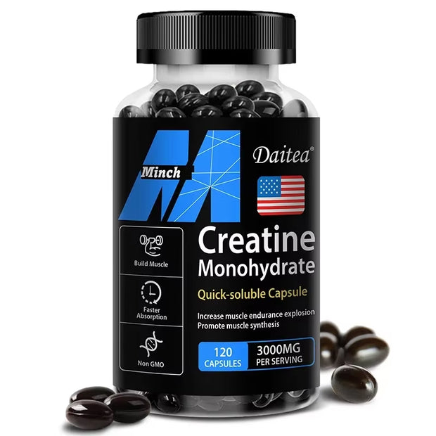 Creatine 3000 Mg Monohydrate - Strength, Muscle, Performance Keto-Friendly Adult Nutritional Supplement