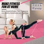 KUZARO Resistance Bands Set with Ankle Straps, Legs and Glutes Workout Equipment