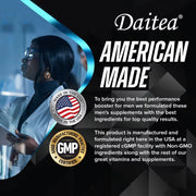 Natural Endurance and Strength Supplement for Men, Energy and Vitality, Fast Recovery, Non-Gmo, Gluten-Free